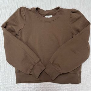 Wilfred puff sleeved sweatshirt, size M